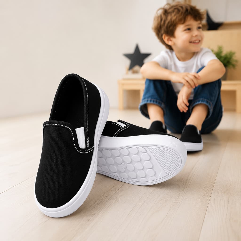 Tênis Infantil Menino Calce Fácil Yate Casual Básico Escolar Confortável Macio Promoção do 20 ao 33