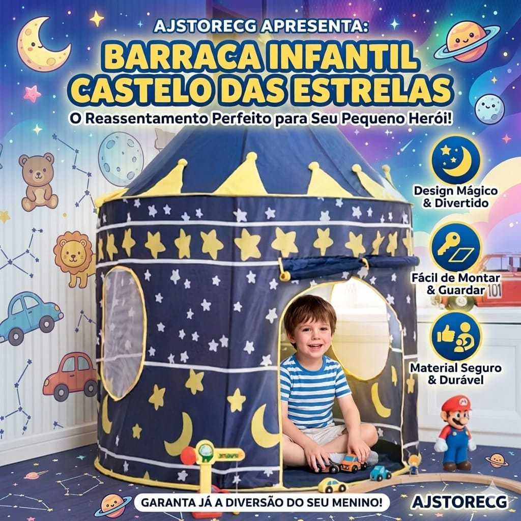 Barraca Infantil Castelo Príncipe + Surpresa