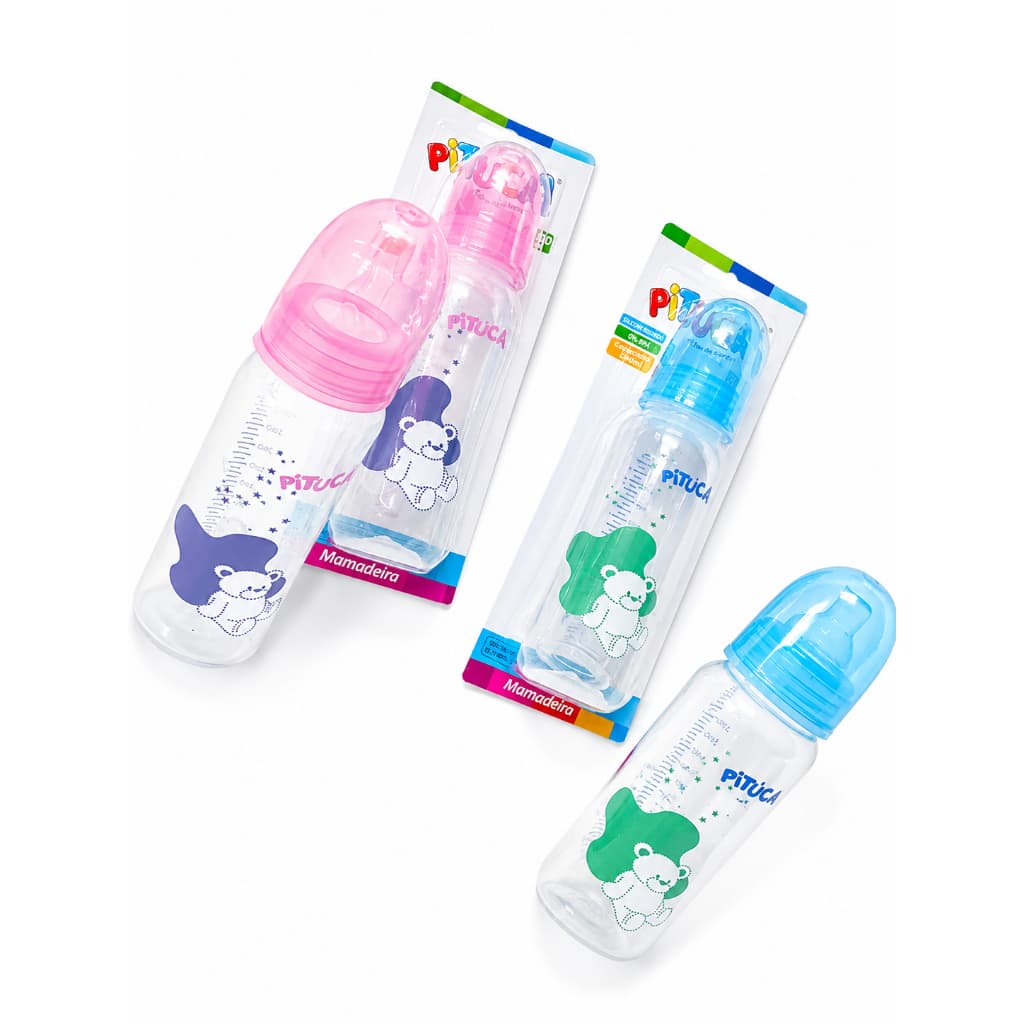 Mamadeira Premium Bico Redondo 240ml