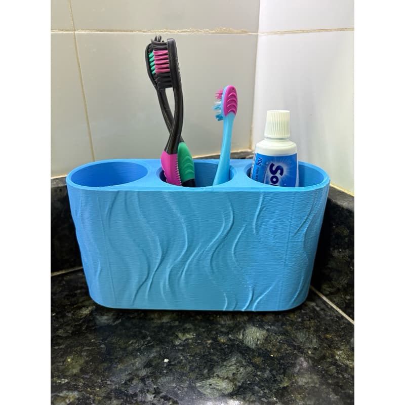 Organizador de mesa multiuso Porta escovas de dentes Porta caneta