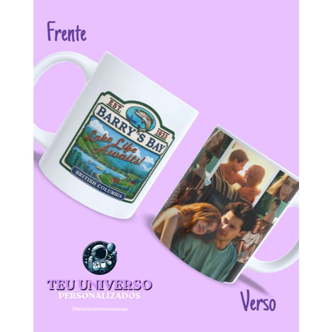 Caneca Depois Daquele Ano / Sam e Percy / Depois daquele verão / Cerâmica 325ml / Inspirada na série