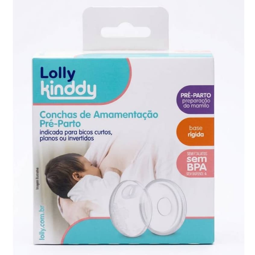 Conchas de Amamentação Pré-Parto Base Macia - Lolly
