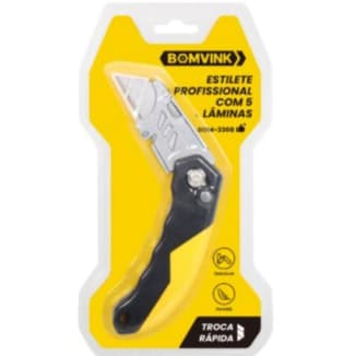 ESTILETE PROFISSIONAL COM 5 LÂMINAS BOMVINK BOM-3308