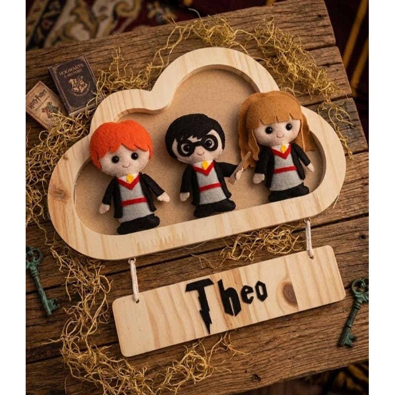 Porta maternidade Harry Potter | Guirlanda Harry Potter | Decoração Harry Potter