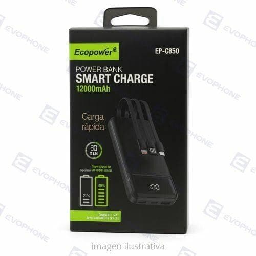 Powerbank Smart Charge Ecopower 12000mah Ep-c850