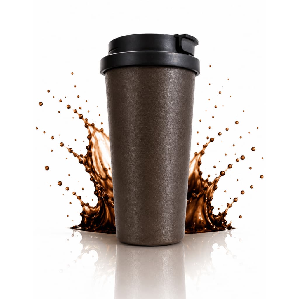 Copo Térmico Café com Canudo e Tampa 500ml Antivazamento Bebida Quente Gelada Copo de Cafe
