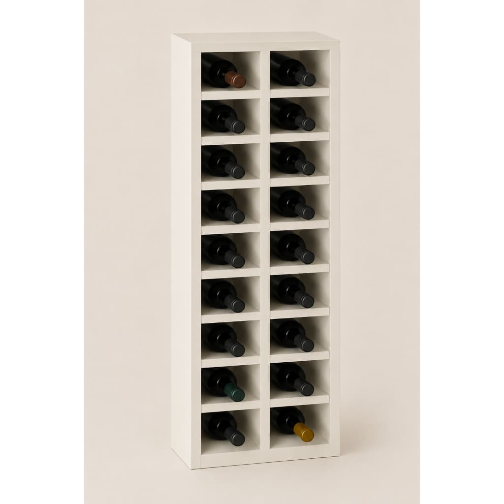 Adega De Vinho De Parede Para 18 Garrafas Branco