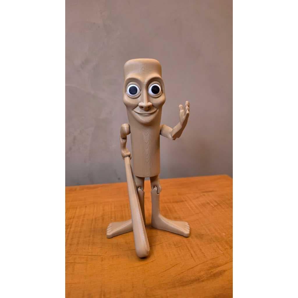 Thung Thung Sahur Articulado em Impressão 3D