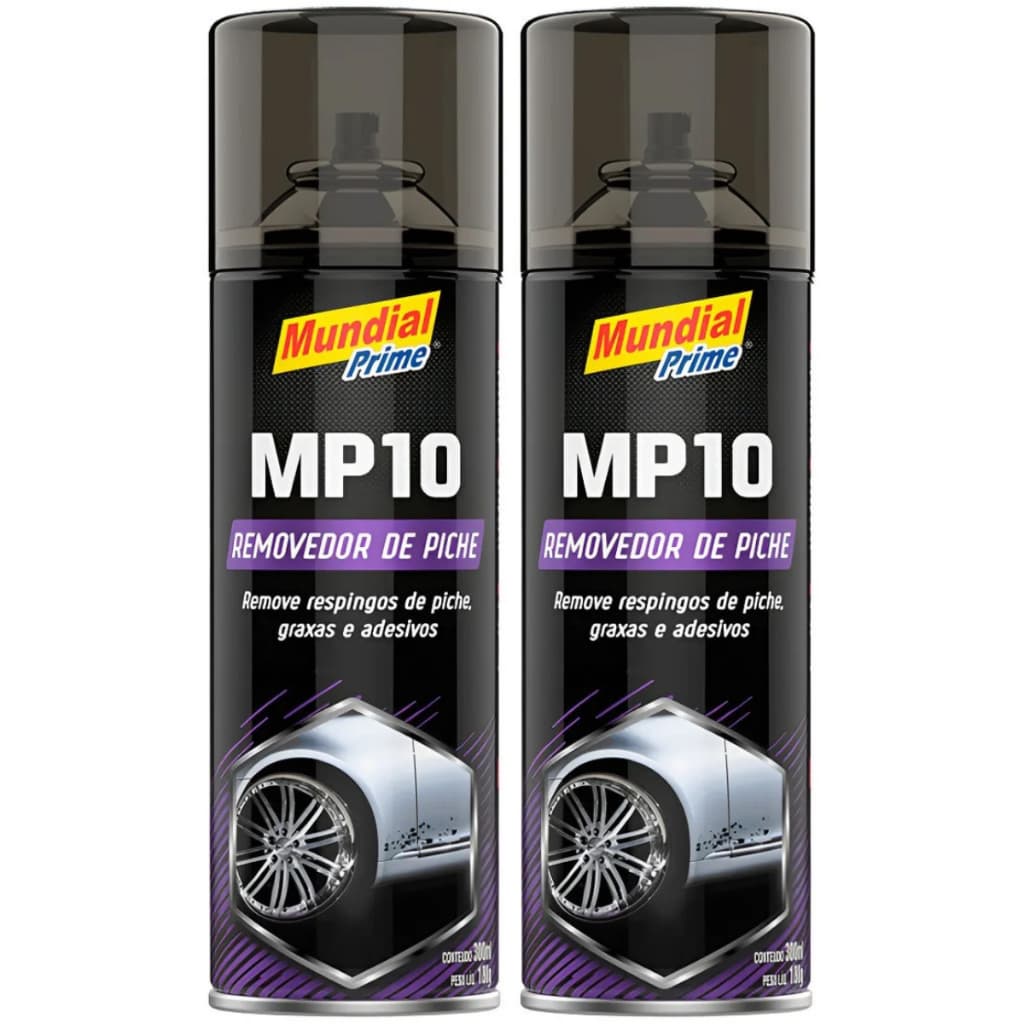 2 Removedor Piche Graxa Cola Spray 300ml Mundial Prime