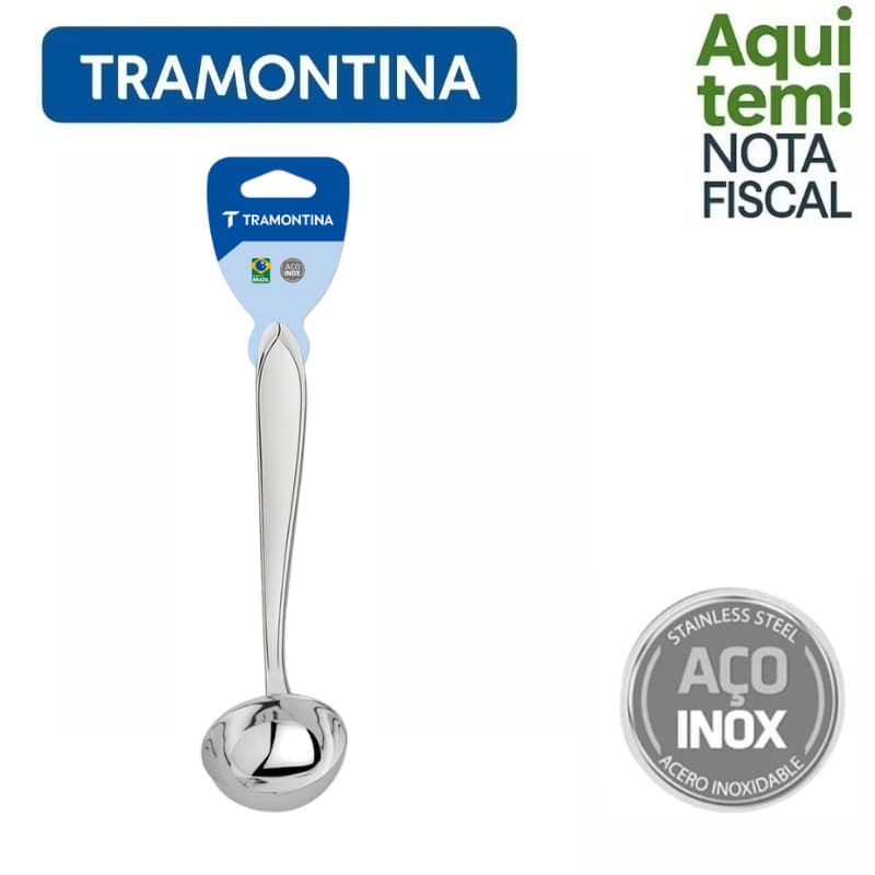 Concha para Molho Tramontina Laguna em Aço Inox com Blister Individual