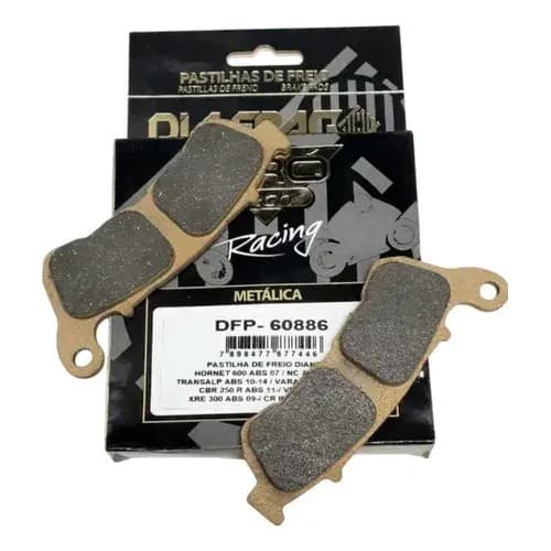 Pastilha dianteira Xre Cb 300 Honert 600 Twister Abs Diafrag Pro Tech