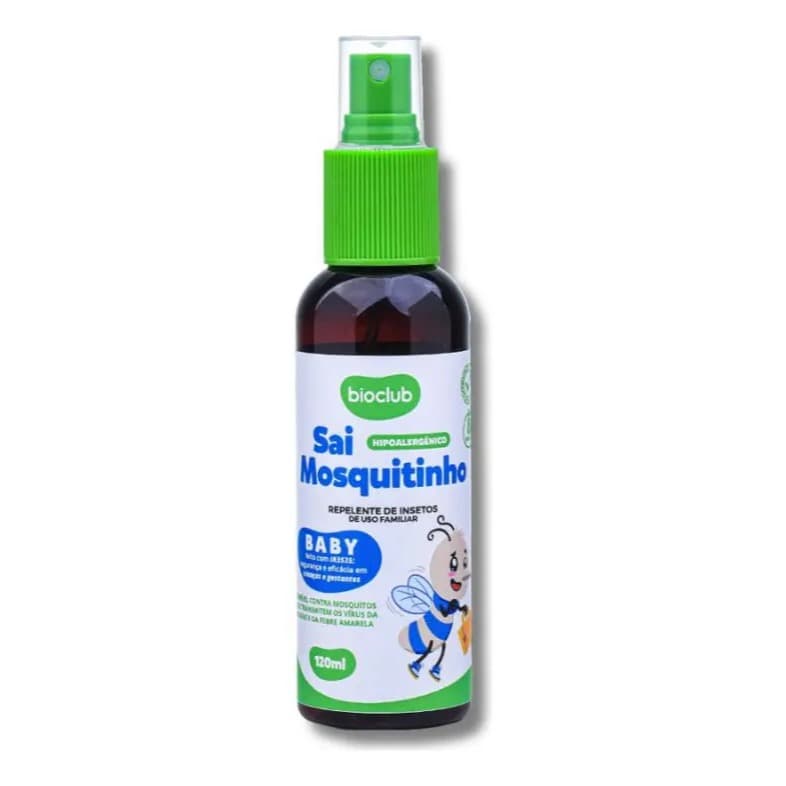 Repelente Infantil Sai Mosquitinho 120ml - Proteção Natural e Vegano