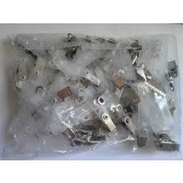 Clips Jacare C/Alca Transparente Pacote Com 10 Unds MA