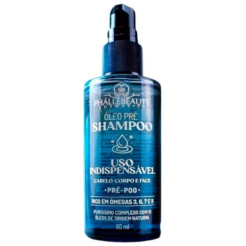 Óleo Pré Shampoo Uso Indispensável Phállebeauty 60ml