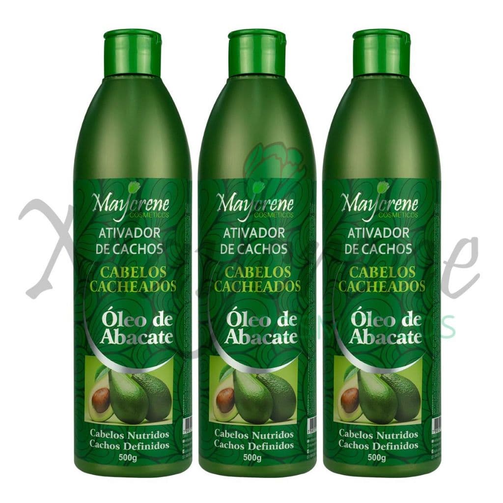 Ativador de Cachos Óleo de Abacate Maycrene  500g | Cabelos Nutridos e Cachos Definidos