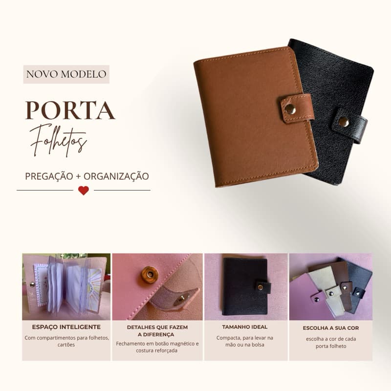 KIT 2 PORTA FOLHETOS- NOVO MODELO- PREGAÇÃO