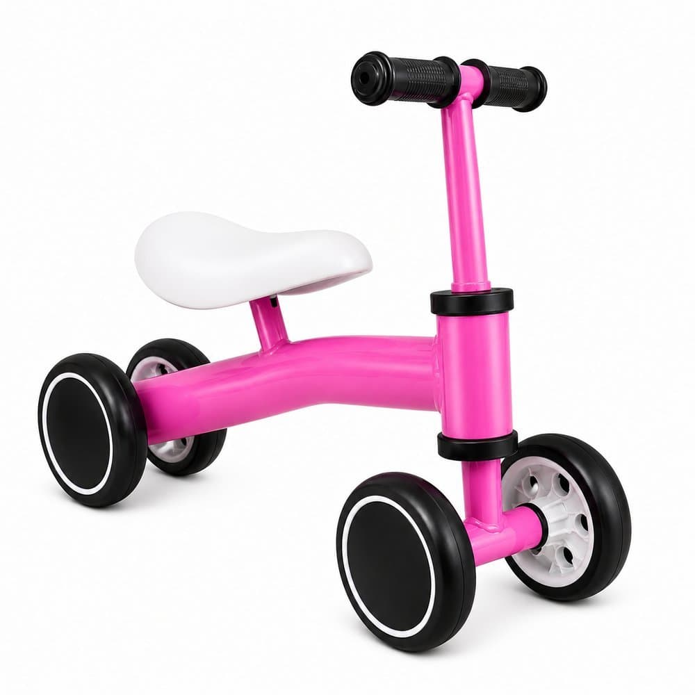 Bicicleta Infantil de Equilíbrio rosa azul Sem Pedal Criança Menino Menina Brinquedo Educativo Aro 12