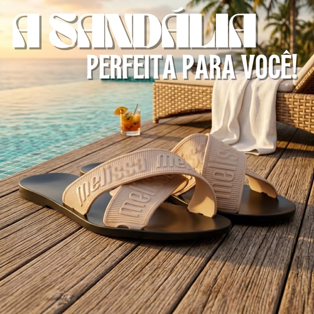 Sandália Feminina Mel M Lover Rasteira Slide Confortável Elegante Para Uso Diário Trabalho