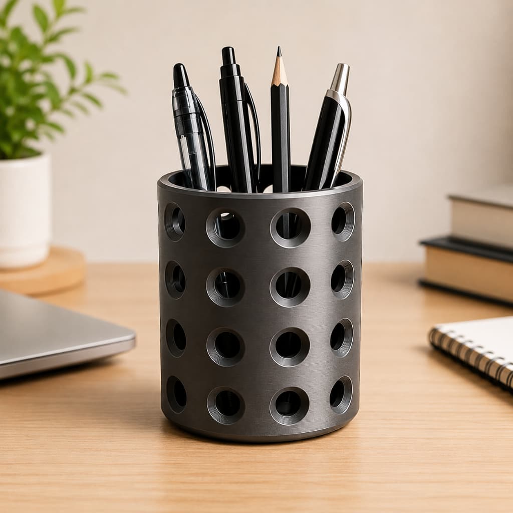 Porta Canetas Organizador de Mesa Porta Lápis Multiuso Escritório Home Office
