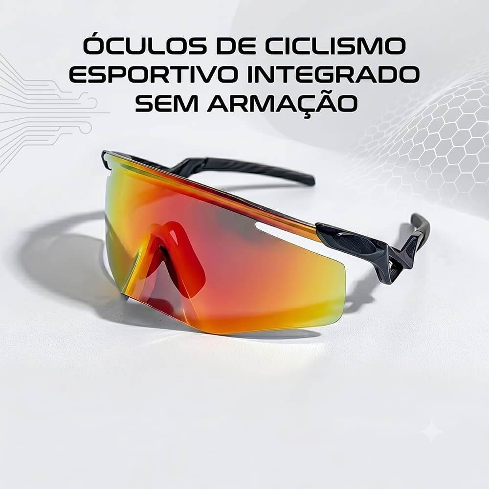 Óculos de corrida ultraleve hastes articuladas confortável para maratonas e trilhas