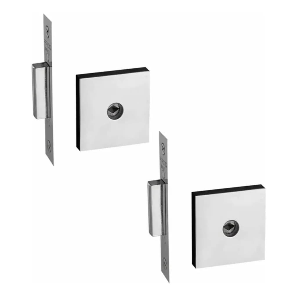 Trava Segurança Tetra Par Pado Roseta Quadrada Cromada 57017873 Original