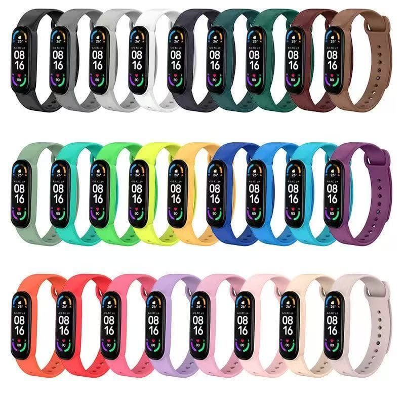 Pulseira de silicone para Xiaomi Mi Band 5/6/7