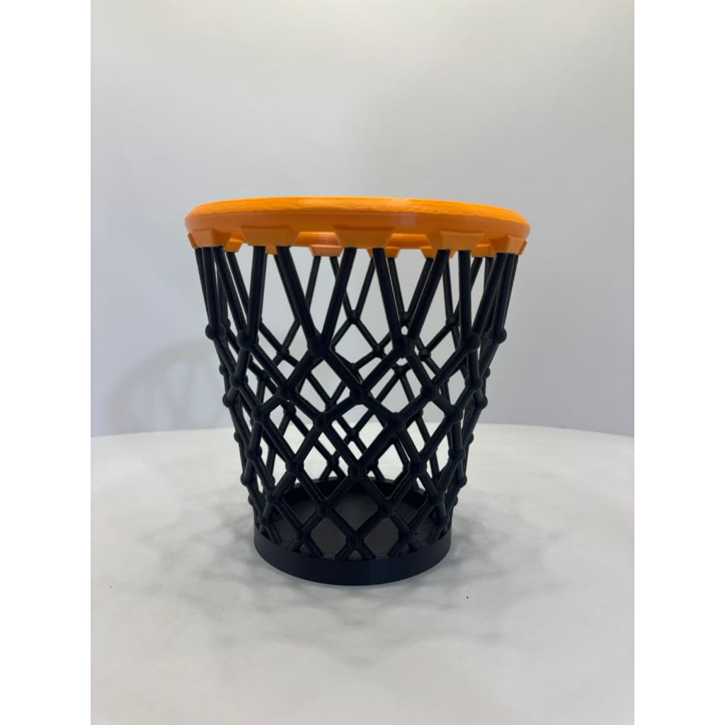 Cesto Aro de Basquete Organizador Mesa Mini Lixeira Decorativa Gamer Futebol NBA