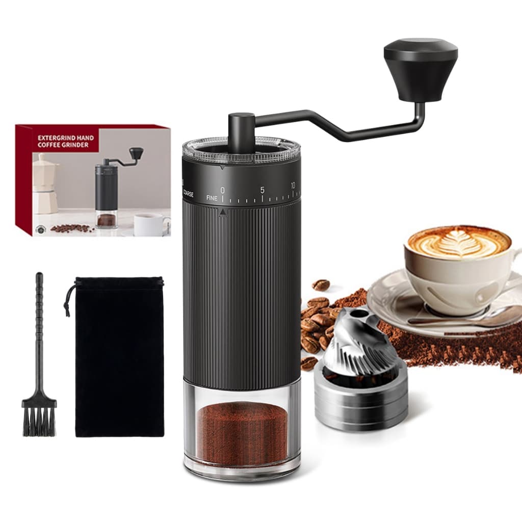 Moedor De Cafe Manual Inox Commanivela Giratoria Moer Graos
