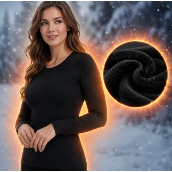 Blusa Térmica Segunda Pele Flanelada Peluciada Inverno Grossa Quentinha
