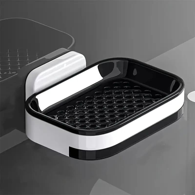 Saboneteira Antiderrapante E De FáCil Limpeza Design Com InclinaçãO Para Escorrer ÁGua Rapidamente E Secar Sab