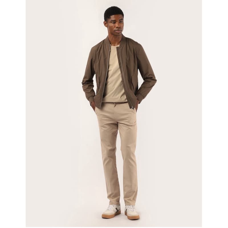 calça esporte fino sarja masculina com elastano confortável moda 2026