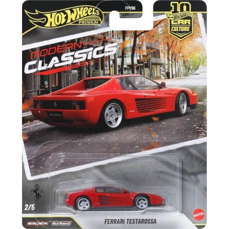 HOTWHEELS FERRARI TESTAROSSA PREMIUM