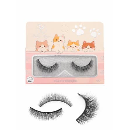 Cílios Postiços Ruby Anjo RA598 Reutilizável Efeito Natural e Volumoso