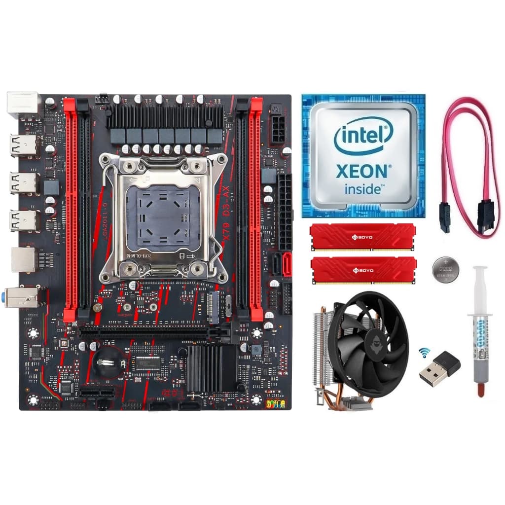 Kit Gamer X79 Xeon E5 2689/ 8GB-16GB DDR3/ Cooler/ Wi-fi