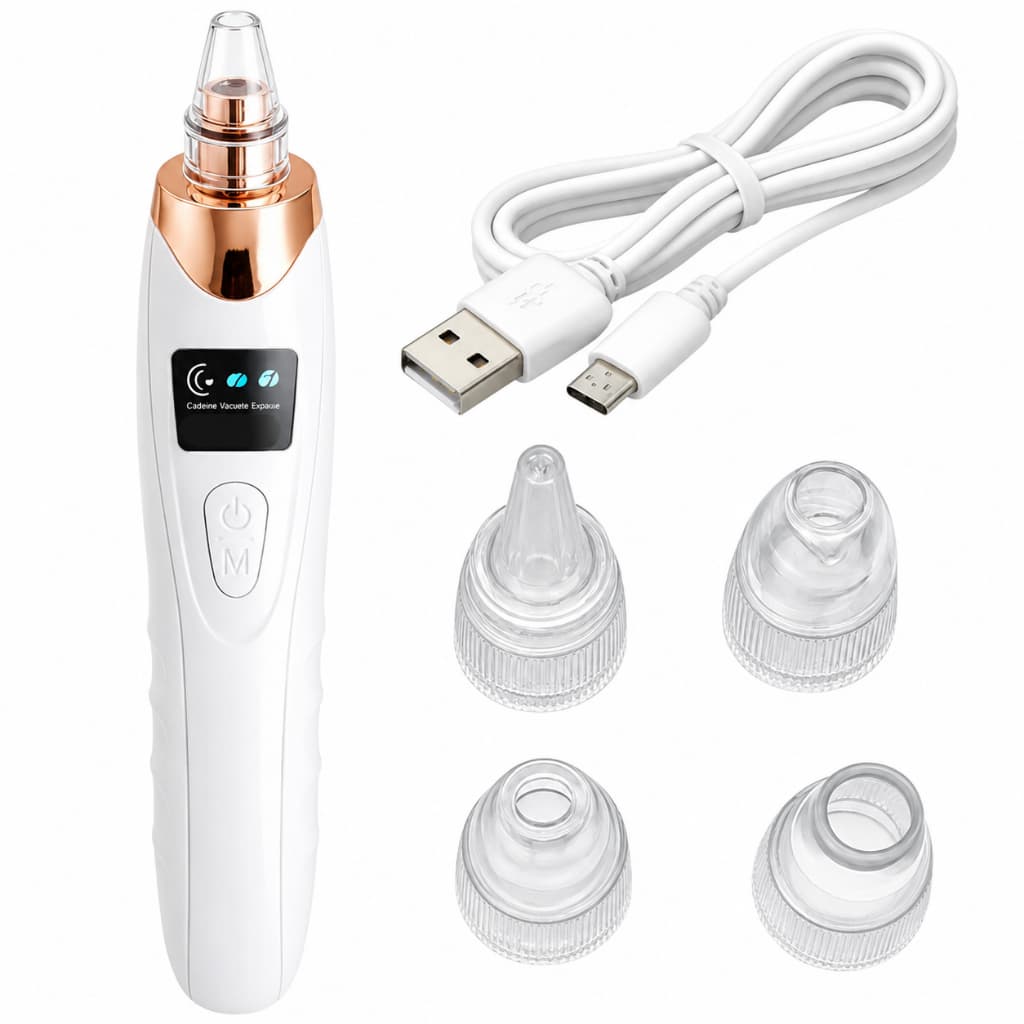 Removedor De Cravos Poros Dilatados com acessórios Tira Cravos e Espinha Rotina Skin Care