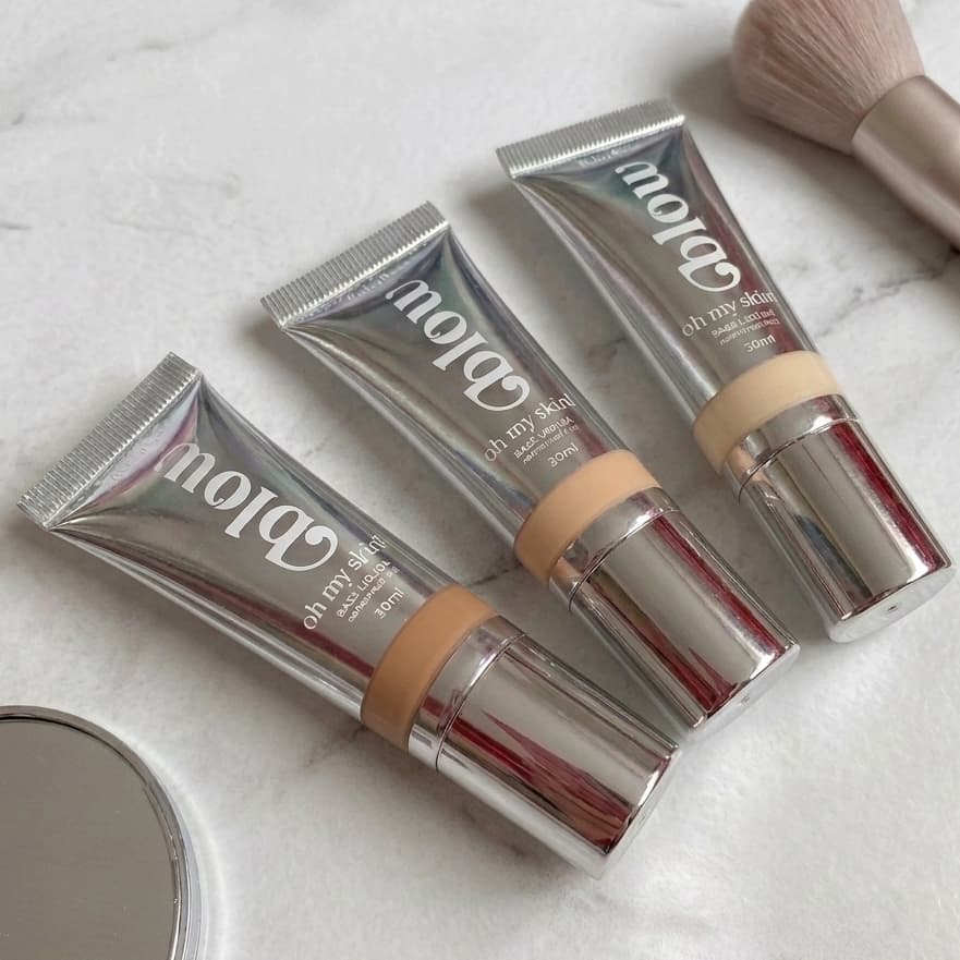 Base Líquida Ruby Rose Blow Oh My Skin Cobertura Perfeita e Natural Longa Duração