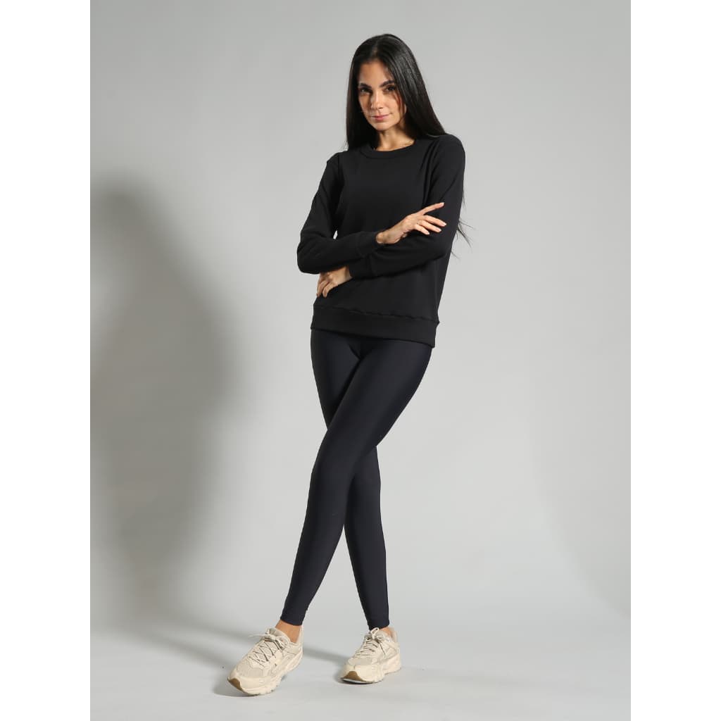 Kit Feminino para Treino Calça Básica + Blusa Careca Alta Qualidade