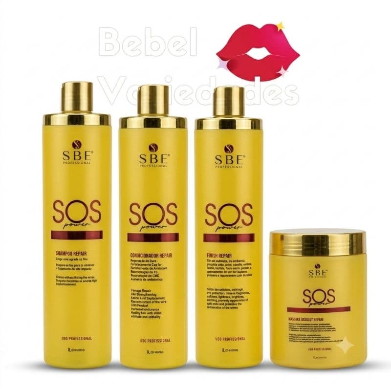 Kit Completo SOS Power SBE Professional 4 itens