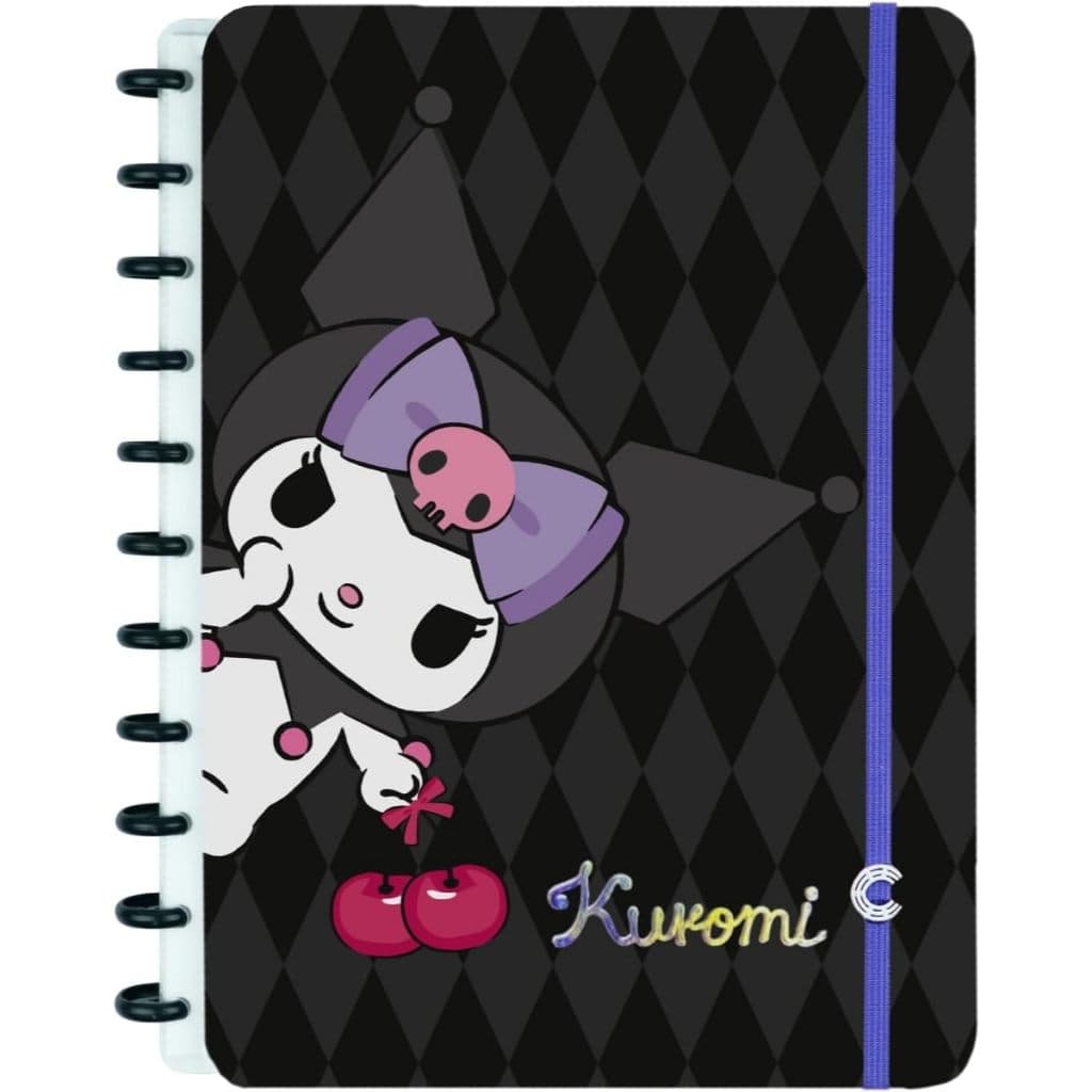 CADERNO INTELIGENTE BY KUROMI (Médio) e (Grande) 80 Folhas - Caderno Inteligente