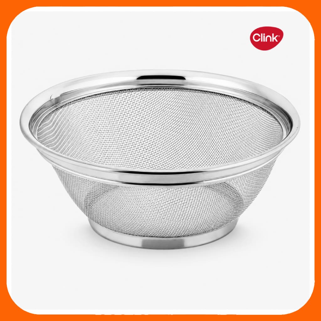 Escorredor Peneira Inox 25 cm x 10,5 cm - Clink