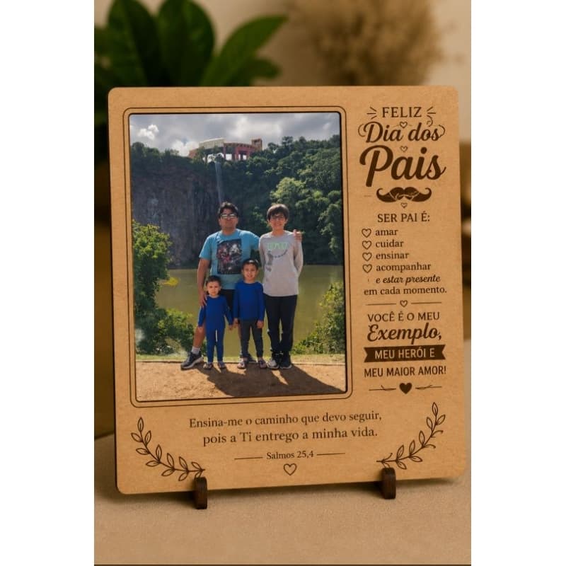 Porta retrato personalizado dia dos Pais