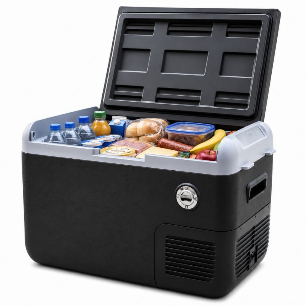 Geladeira Portátil 30l 12/24v 110/220v Caminhão Carro Van Motorhome