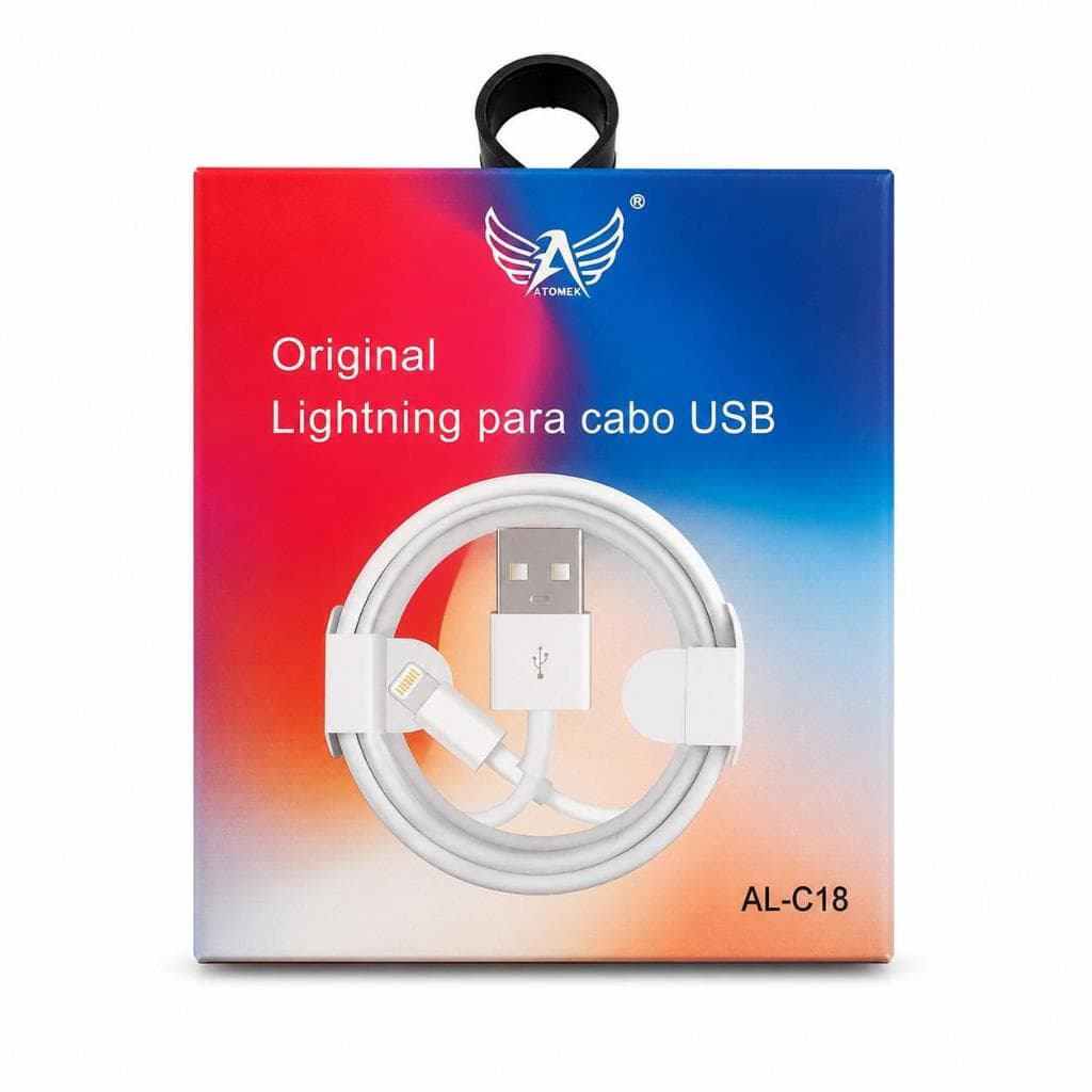 Cabo Lightning Para iPhone USB 1 Metro Carregamento Rápido AL-C18