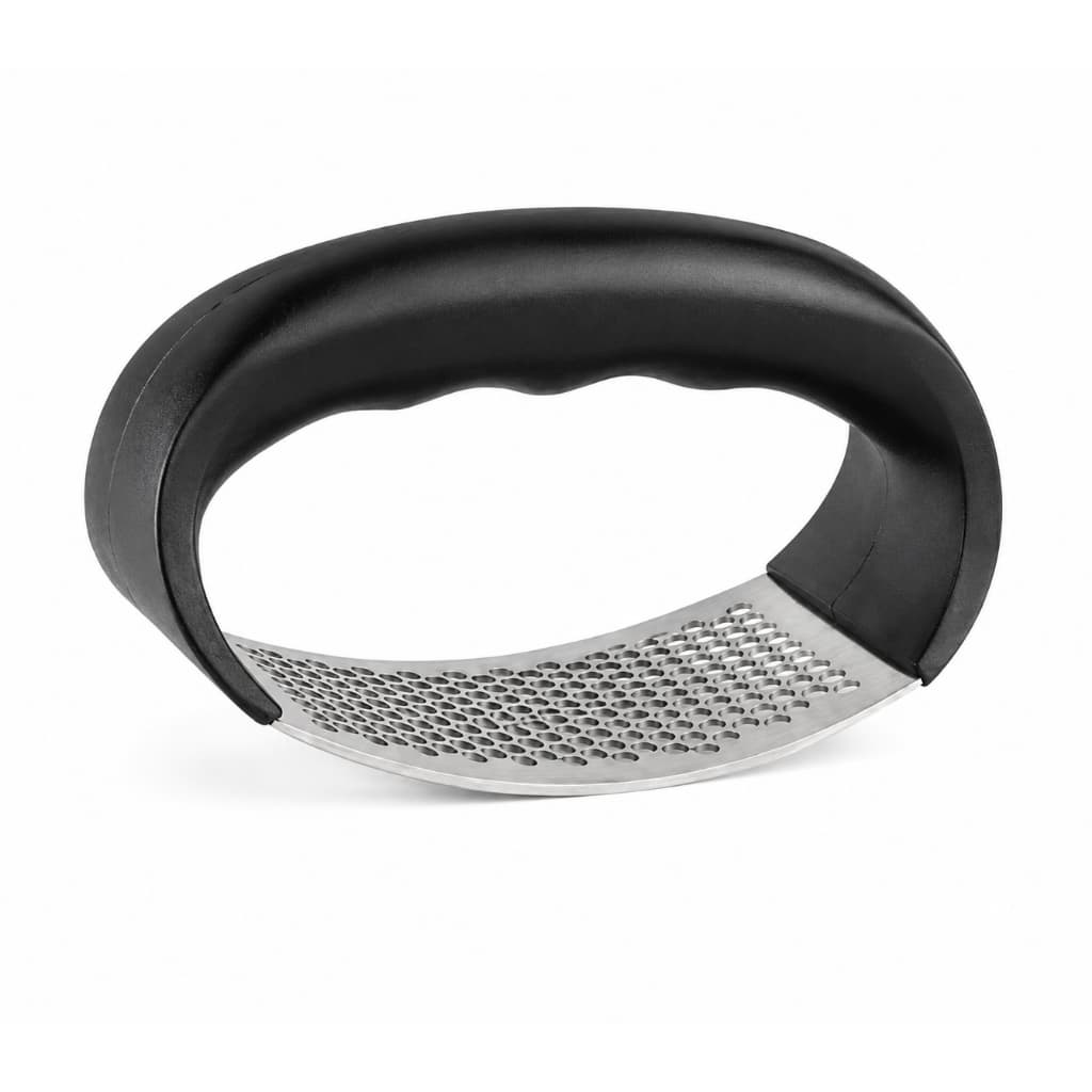 Amassador de Alho Inox Manual 11x7cm Cabo Ergonômico Triturador Espremedor Fácil de Limpar