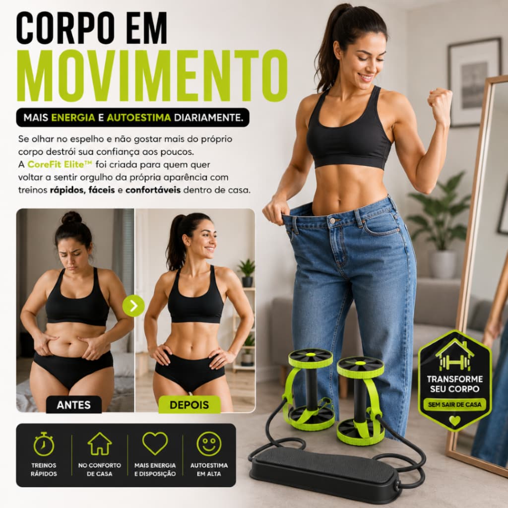 Aparelho Fitness Portatil Treino Completo Resistente Compacto Musculacao Casa Academia
