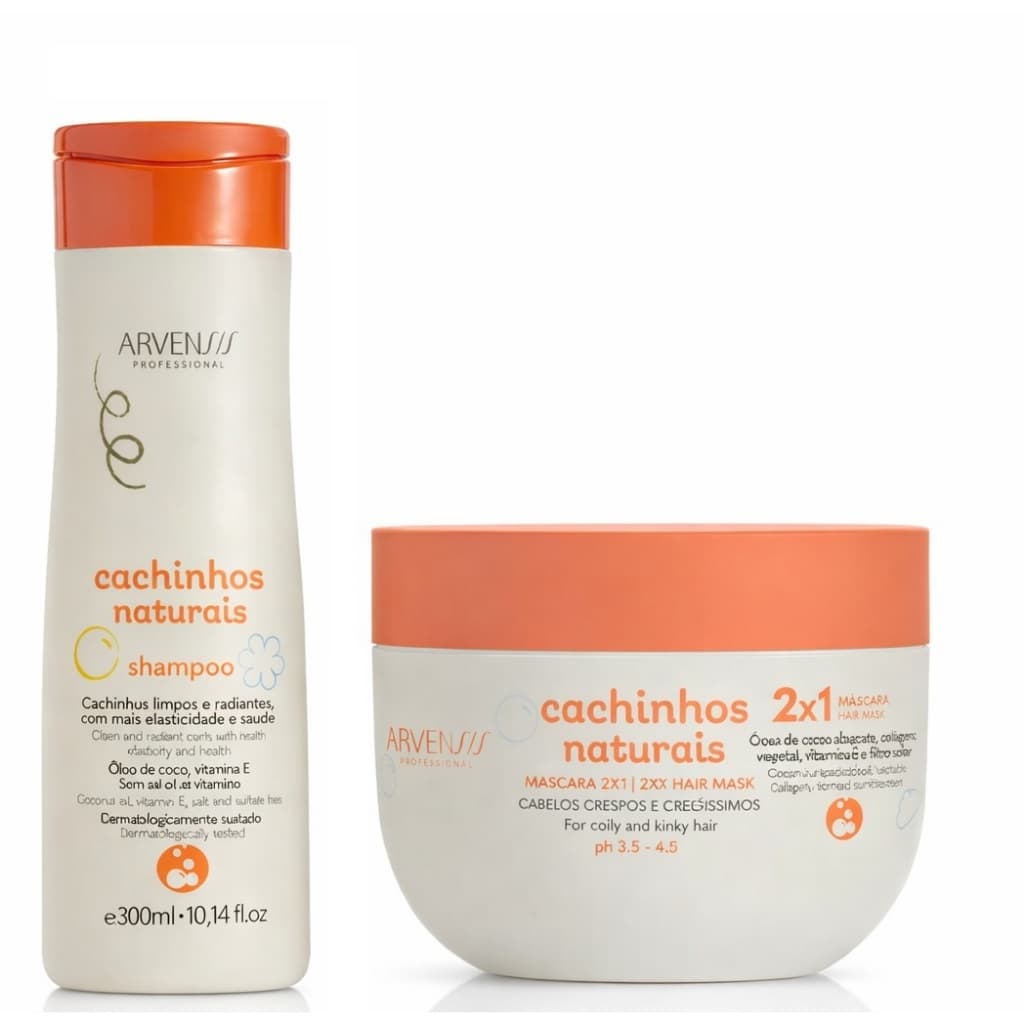 Kit Cachinhos Arvensis Shampoo+máscara 2x1