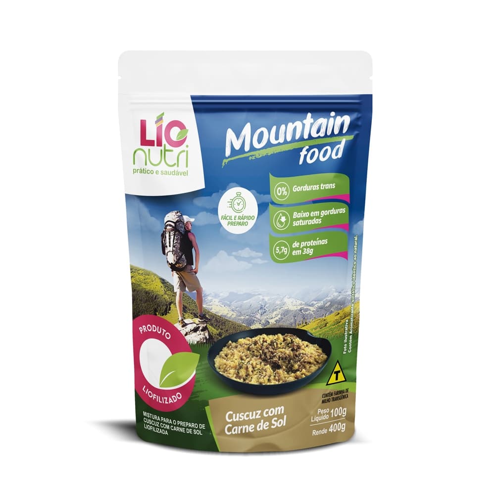 Comida Liofilizada Cuscuz Com Carne De Sol Mountain Food