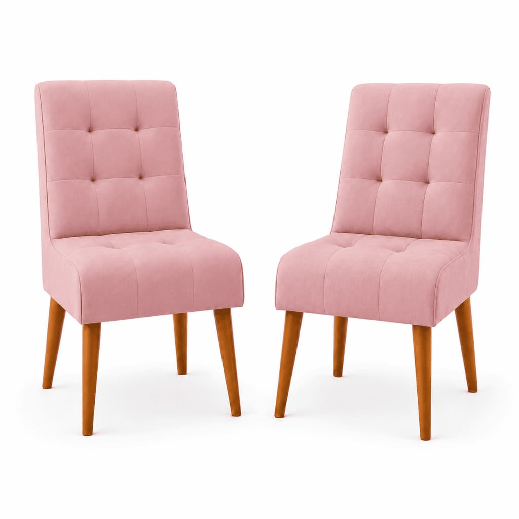 Kit Cadeiras Sofia Decorativas para Sala de Jantar e Espaço Gourmet
