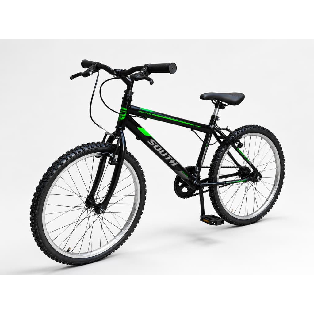 Bicicleta South Hunter Infantil Aro 24 Masculina Sem Marcha Freio V-Brake Garfo Rigido