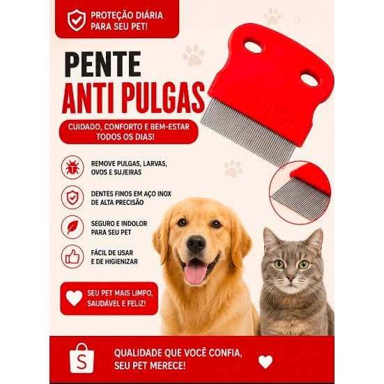 Pente Anti-Pulgas